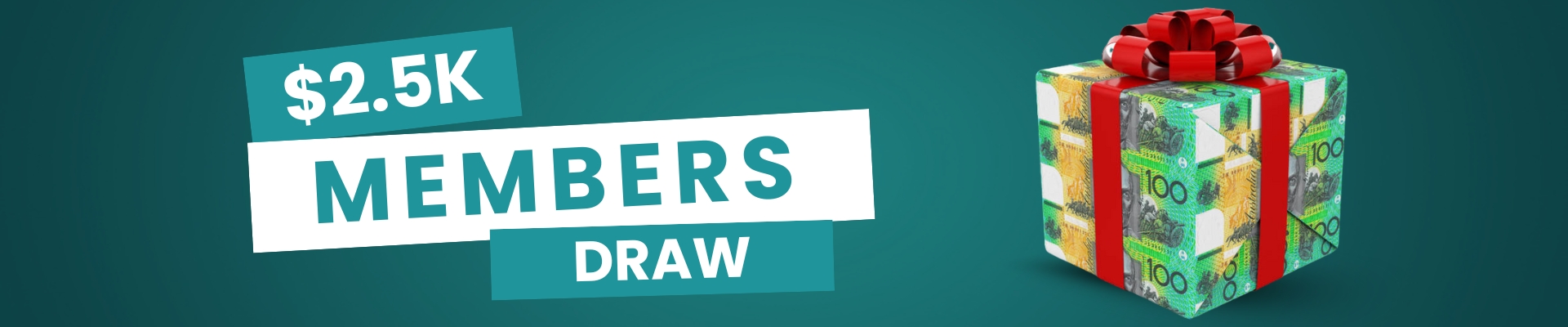 Friday Members Draw (1920 X 1080) (1920 x 400 px)